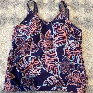 Tankini swimsuit size large new without tags